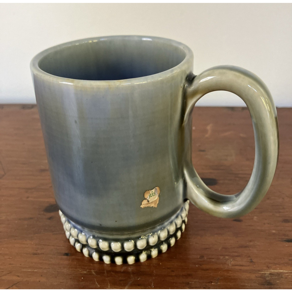 Wade Irish Porcelain Mug Coffee Tea Vintage Blue Green Shamrock N Armagh Ireland